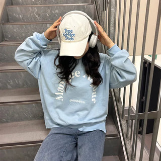 Slit sweatshirt