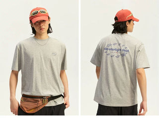 [Monterest] Quick-Dry Star Print Relaxed Fit Tee