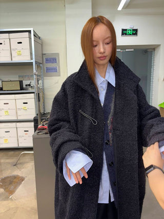 [NeverSeez] Lustrous Cotton Blend Shirt