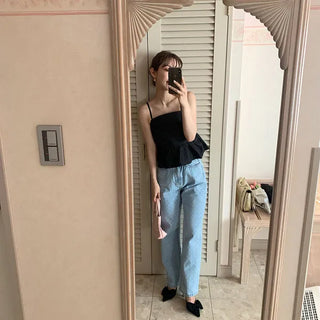 Pintuck Flare Top