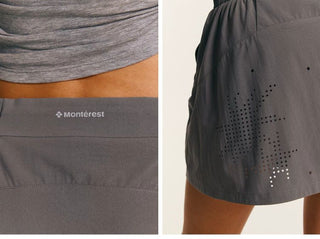 [Monterest] Quick-Dry Outdoor Skort with Totem Print