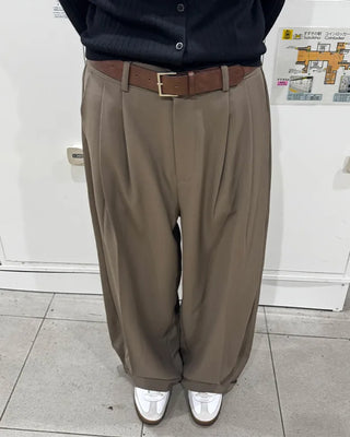 (Unisex) Pintuck Balloon Slacks