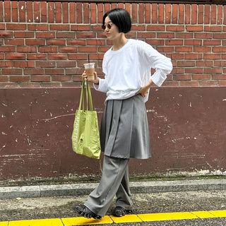 Round Boxy Long-Sleeve T-Shirt