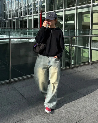 (Unisex) Fade Denim Pants