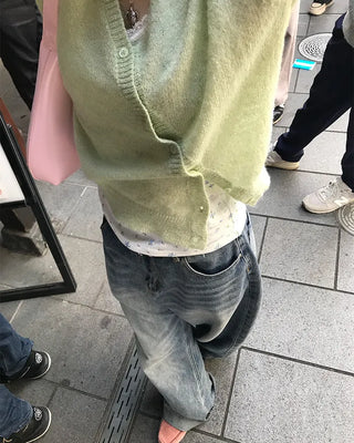 See-through cardigan