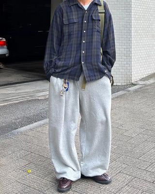 Loose Fit Belted Sweatpants