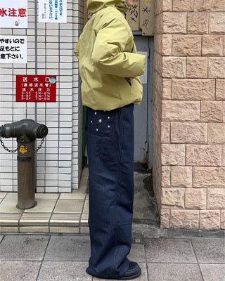 (Unisex) Pocket Star Denim Pants