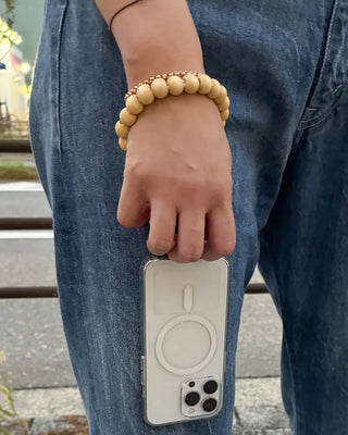 [7th Re-release] (ORIGINAL) Cord Knot Wood Keyring (natural)