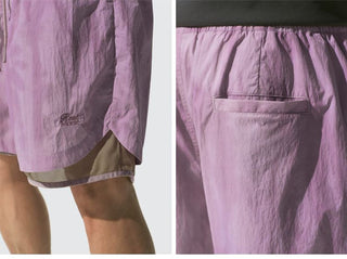 [Monterest] Tie-Dye Double Layer Running Shorts
