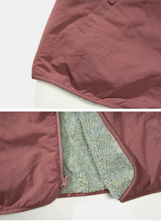 [Monterest] Reversible Fleece Stand Collar Vest