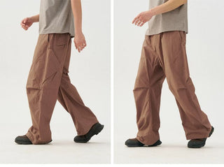 [Monterest] Enzyme Washed Wide Leg Work Pants