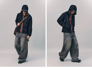 [Monterest] Fleece-Lined Hooded Zip-Up Cardigan