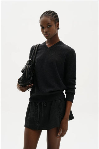 [MASONPRINCE] Wool Blend V-Neck Knit Sweater