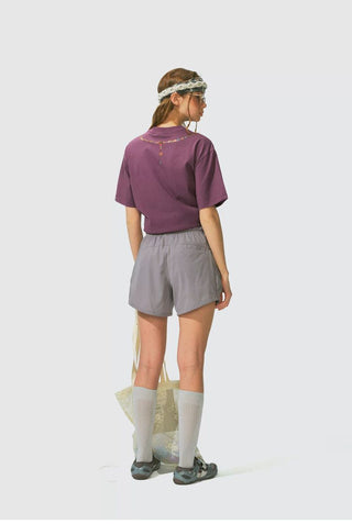 [Monterest] Necklace Print Embroidered Relaxed Tee