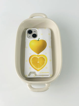 Heart Lemon Card Hard Case