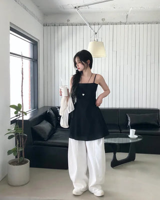 Linen camisole dress