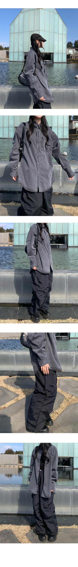 Pocket nylon cargo pants