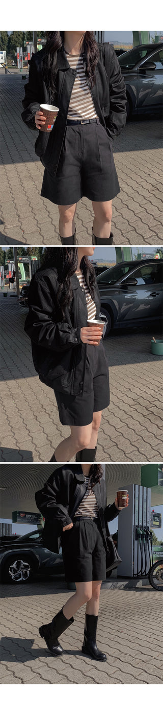 Winter Peach Fleece-Lined Half Pants - 3 Sizes