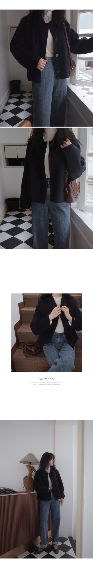 (Over 30,000 sold) Basic Turtleneck T-Shirt - 10 colors