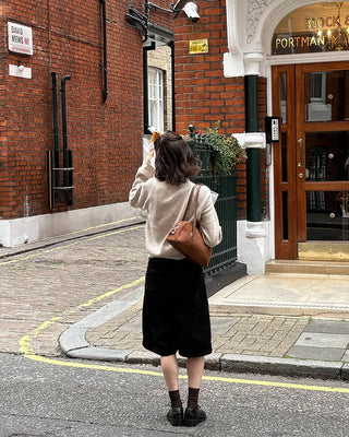Suede Square Bag