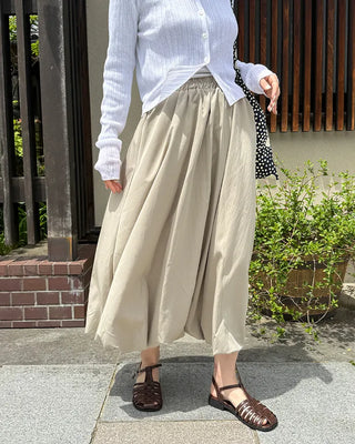 Balloon bunning long skirt