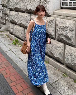 Flower Sleeveless Long Dress