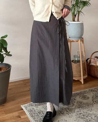 Ribbon wrap skirt