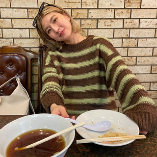 Unique striped knit