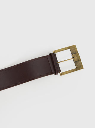 Distinction Belt Brown  Gold