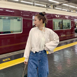 Crop Blouson Jumper