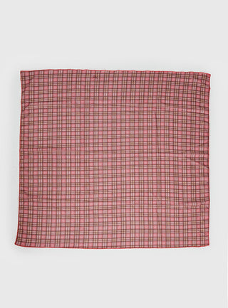 Nellie Chiffon Scarf Pink Check