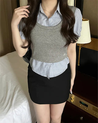 Best Layered Half-Sleeve Shirt