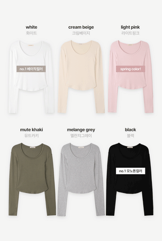 Round spandex T-shirt