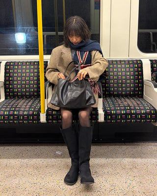 Suede long boots