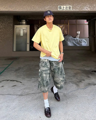 Colored cropped t-shirt