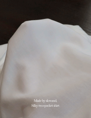 Silky 2-Pocket Blouse Shirt - 4 Colors