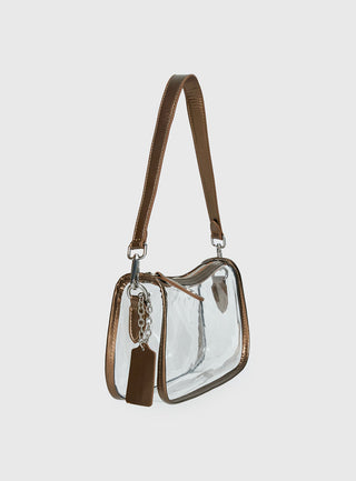 Rommily Clear Shoulder Bag Clear / Bronze
