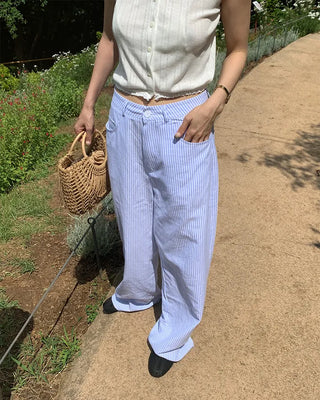 Striped Easy Pants