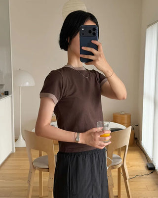 Color Layered Ringer T-Shirt