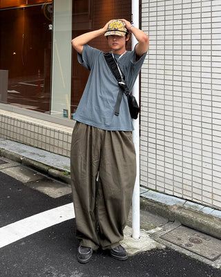 Pintuck balloon pants