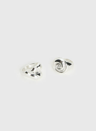 Broken Hearts Club Ring Pack Silver