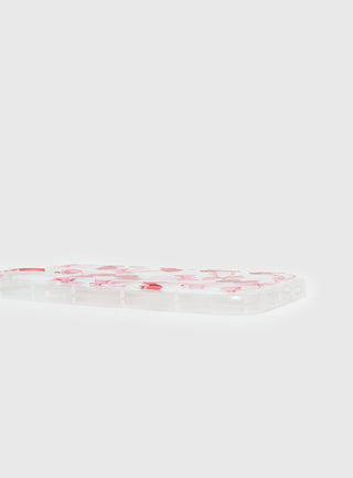 Cherry Pickers iPhone Case Clear  Red
