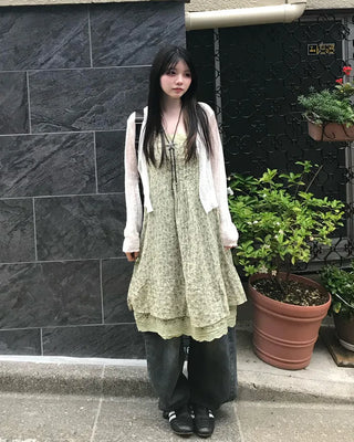 Flower lace dress