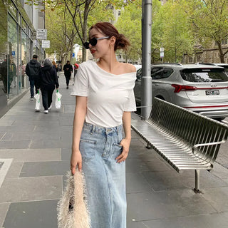 2-way short T-shirt