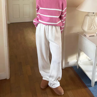 Elastic waist knit pants