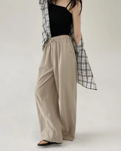 Wood Linen Wide Pants - 6 Colors