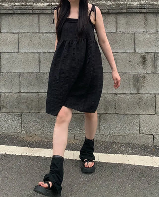Strappy Tiered Mini Camisole Dress