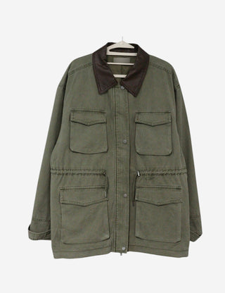 Half-length work military jacket