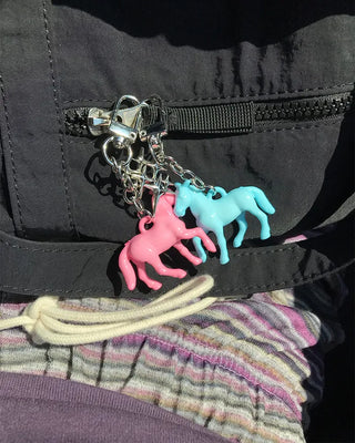 Vivid Horse Keyring