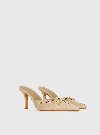 Charisma Pointed Toe Heels Taupe